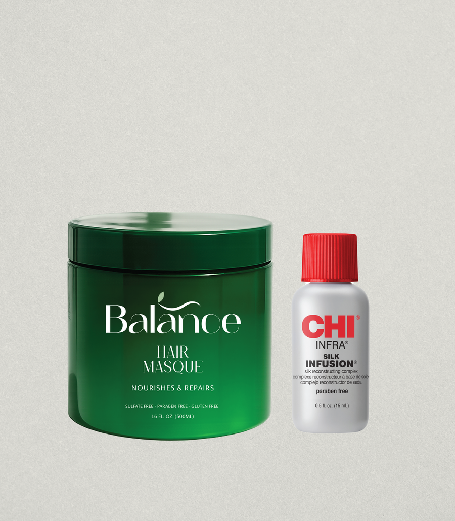 Balance Hair Masque 500ML X CHI Silk Infusion hair serum / 15ML